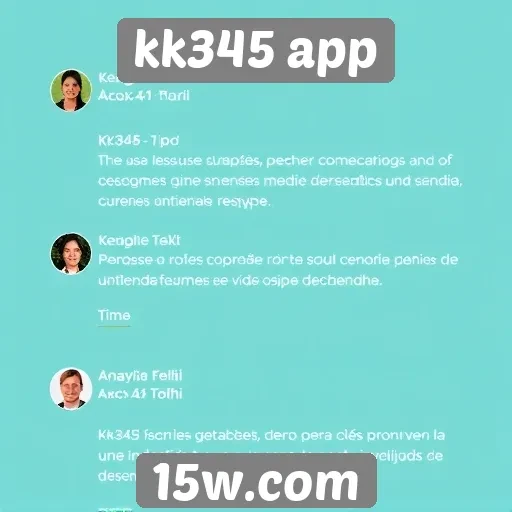 feedback dos usuários sobre kk345 app
